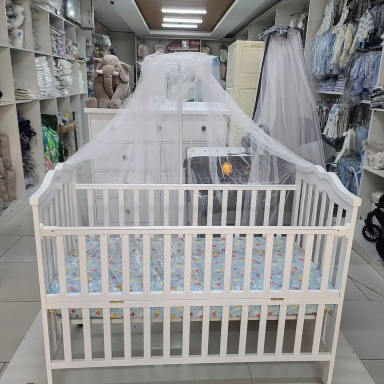 Imported baby cots with net and wheels