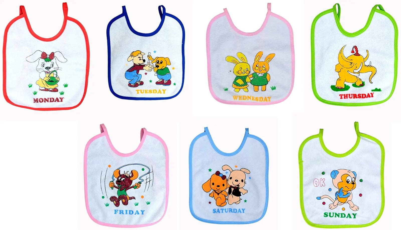 Organic Cotton Baby Bandana Bib Set – Soft, Absorbent, Stylish Drool Bibs for Infants & Toddlers (0–57 Months)