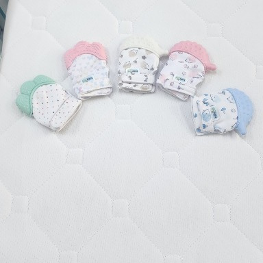 BabyJem Teething Gloves – BPA-Free Teething Mittens for Infants