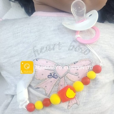 Personalized Silicone Pacifier Clip Holder – BPA-Free