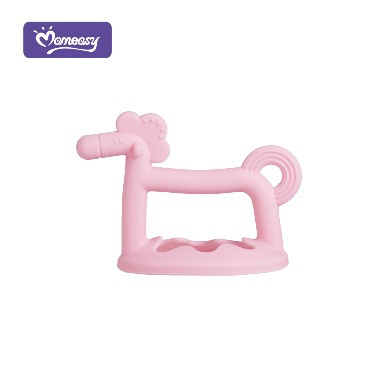 Momeasy Rocking Horse Silicone Teether – BPA-Free Teething Relief Toy