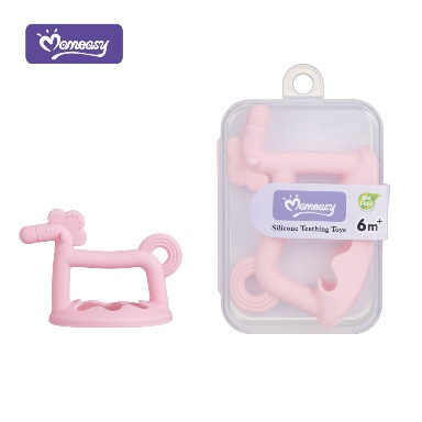 Momeasy Rocking Horse Silicone Teether – BPA-Free Teething Relief Toy