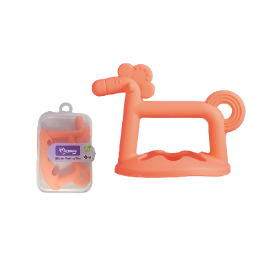 Momeasy Rocking Horse Silicone Teether – BPA-Free Teething Relief Toy