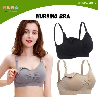 Stelle Maternity Nursing Bra Set – Wireless Seamless Breastfeeding Bras with Drop-Down Cups