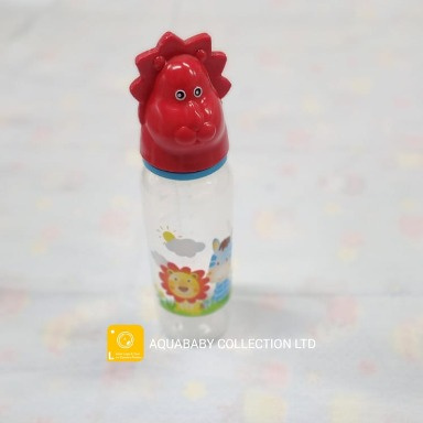 8oz Feeding Bottle with Silicone Nipple & Character Hood – BPA-Free Jungle Buddies Bottle