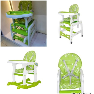 3-in-1 Feeding Chair – Adjustable Baby High Chair & Toddler Seat