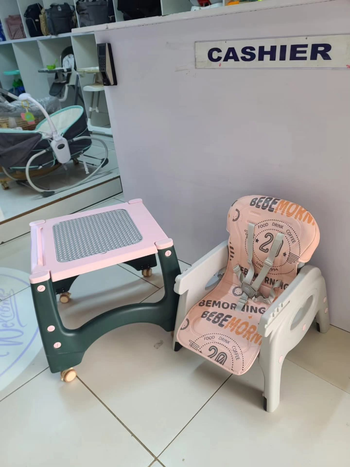 3-in-1 Baby Feeding Chair – Convertible High Chair & Toddler Table Set