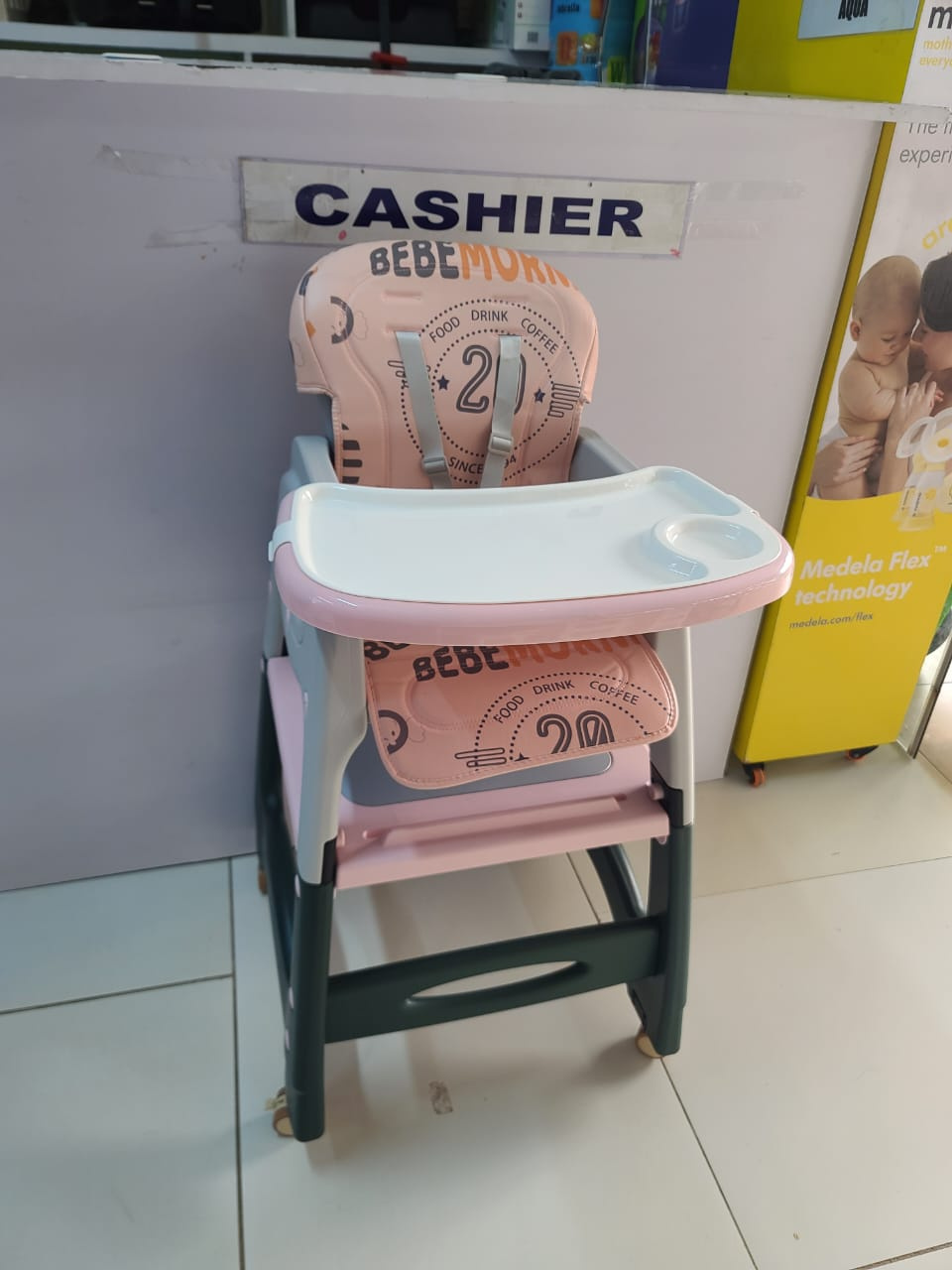 3-in-1 Baby Feeding Chair – Convertible High Chair & Toddler Table Set