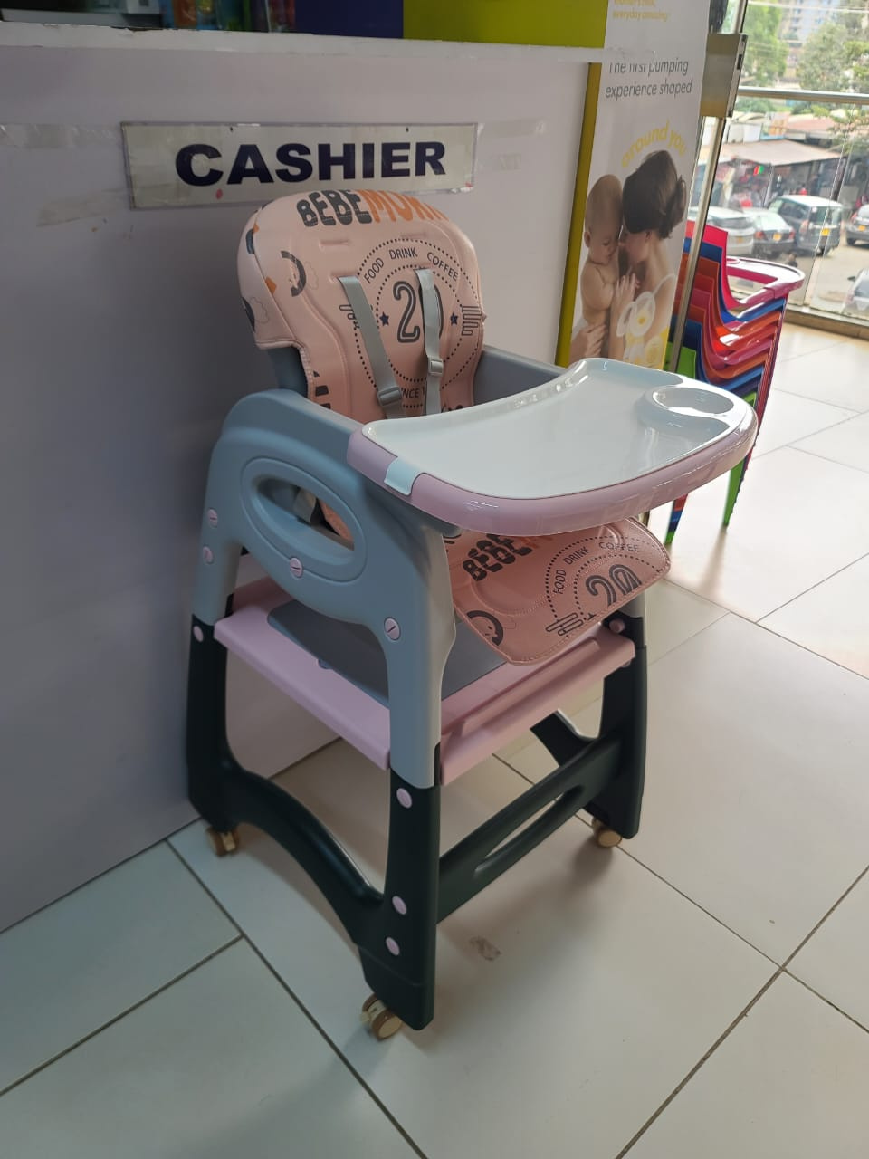 3-in-1 Baby Feeding Chair – Convertible High Chair & Toddler Table Set