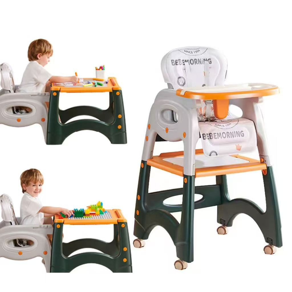 3-in-1 Baby Feeding Chair – Convertible High Chair & Toddler Table Set