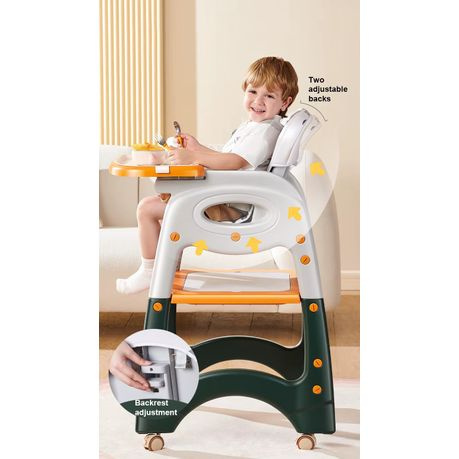3-in-1 Baby Feeding Chair – Convertible High Chair & Toddler Table Set