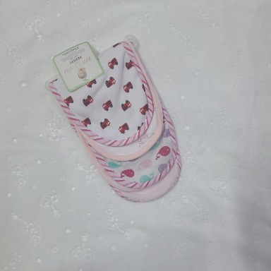 3-Pack Baby Burp Cloth Set – Soft & Absorbent Cotton Cloths