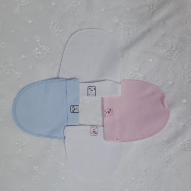 Baby Cotton Hat with Dog Embroidery – Soft Newborn Cap 0–3 Months