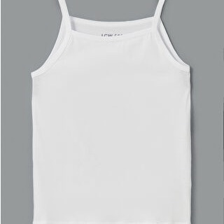 Aquababy Girls White Camisole Vest – Soft Cotton Sleeveless Innerwear