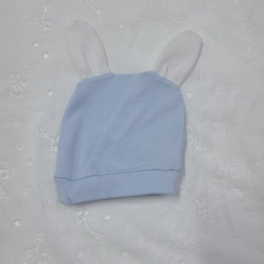 Newborn Baby Cotton Beanie – Animal Face with 3D Ears