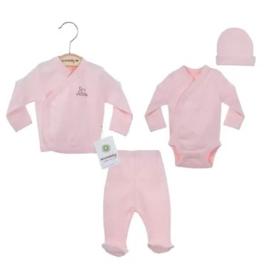 Aquababy Pink Newborn Receiving Set – Soft Cotton Baby Gift Set