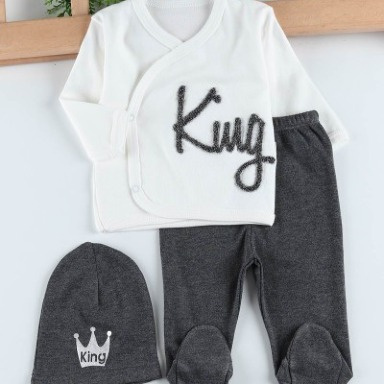 Aquababy 3-Piece Newborn “King” Receiving Set