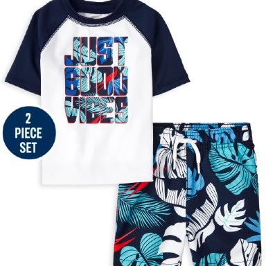 Aquababy Boys’ Swimming Costume Set – 2 Piece