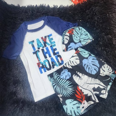 Aquababy Boys’ Swimming Costume Set – 2 Piece