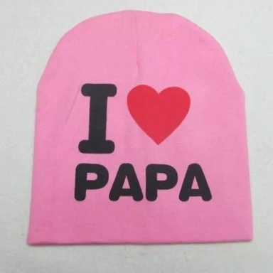 I Love Papa” Baby Hat – Soft Cotton Blend Infant & Toddler Cap
