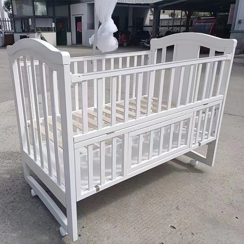 Rocking Baby Crib – Comfortable & Soothing Nursery Cot for Newborns