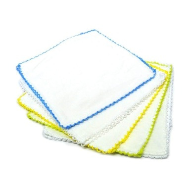 BabyJem Soft Cotton Baby Handkerchief (Double Layer, Single Piece)