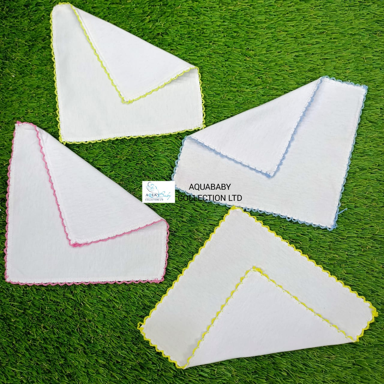 BabyJem Soft Cotton Baby Handkerchief (Double Layer, Single Piece)