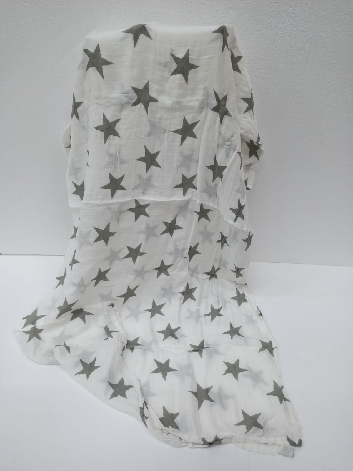 Aquababy 120×120cm Cotton Muslin Swaddle Blankets – Soft & Breathable