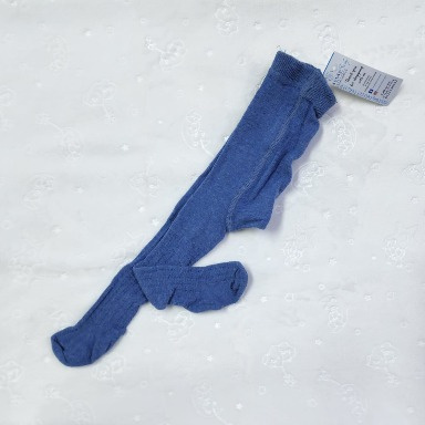 Baby Ribbed Knit Stockings (Soft Cotton Blend, Single Pair)