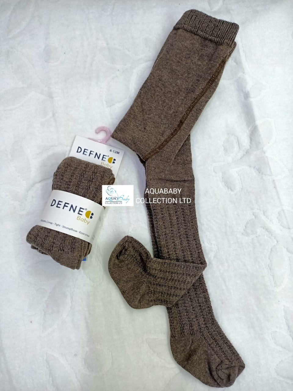 Baby Ribbed Knit Stockings (Soft Cotton Blend, Single Pair)