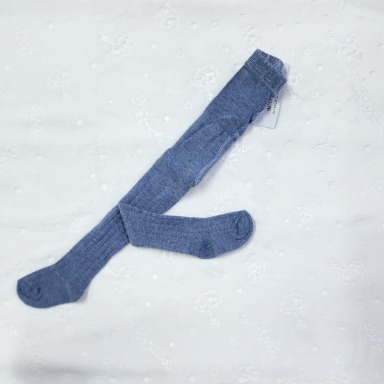 Baby Ribbed Knit Stockings (Soft Cotton Blend, Single Pair)