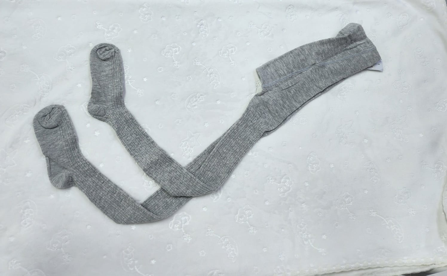 Baby Ribbed Knit Stockings (Soft Cotton Blend, Single Pair) 7 and 9 years