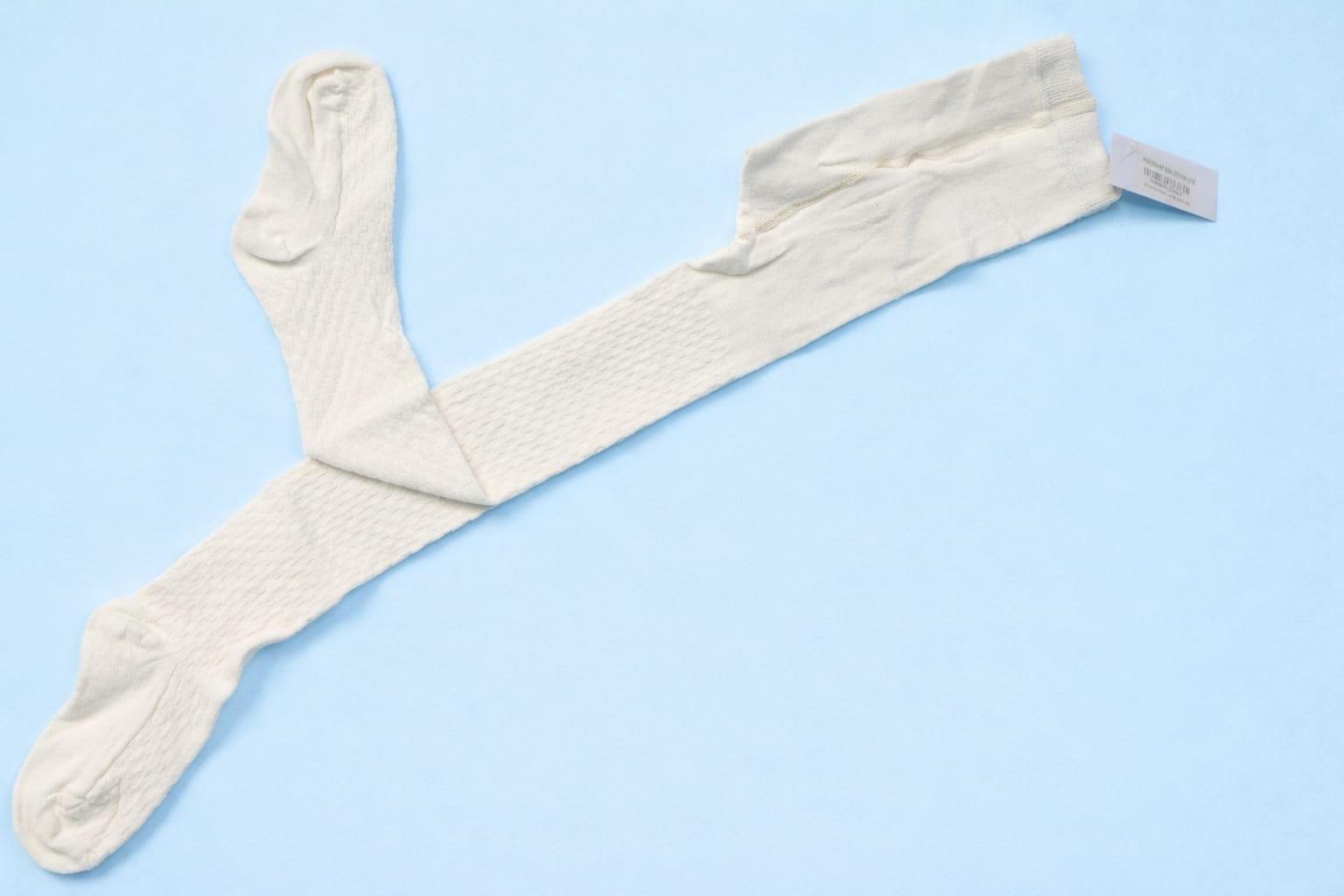 Baby Ribbed Knit Stockings (Soft Cotton Blend, Single Pair) 7 and 9 years