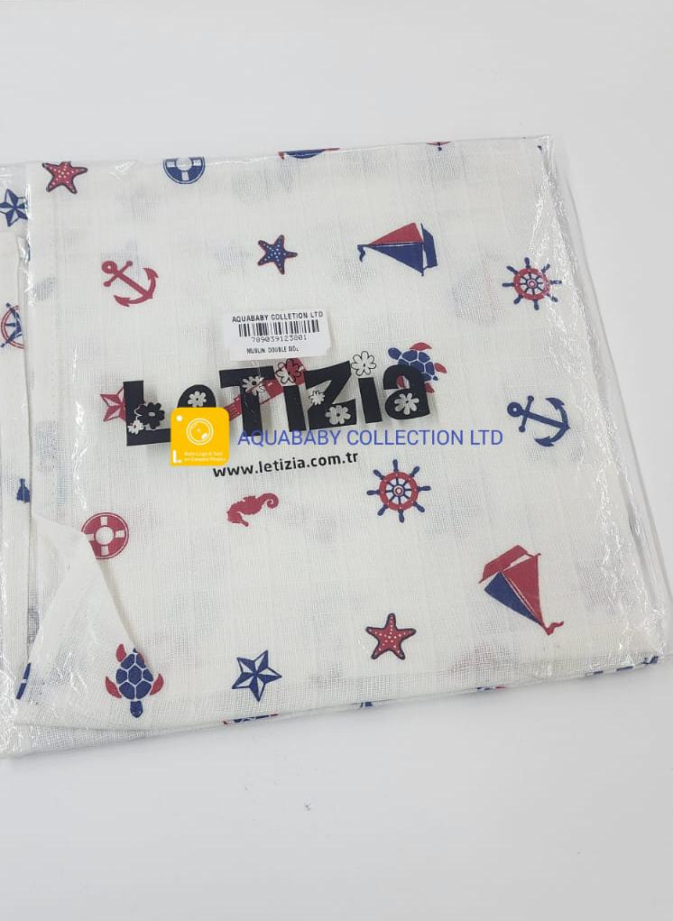 Minibird Cotton Muslin Baby Swaddle Blanket 80x100cm – Soft Breathable Newborn Wrap