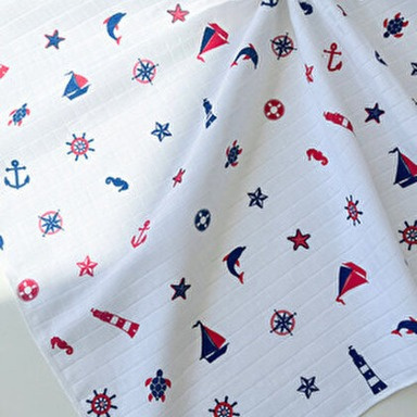 Minibird Cotton Muslin Baby Swaddle Blanket 80x100cm – Soft Breathable Newborn Wrap