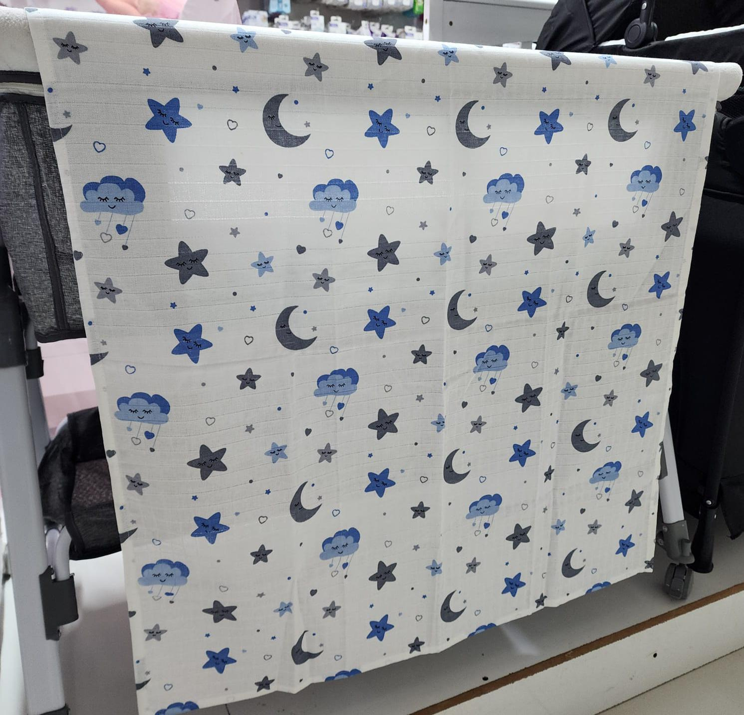 Minibird Cotton Muslin Baby Swaddle Blanket 80x100cm – Soft Breathable Newborn Wrap