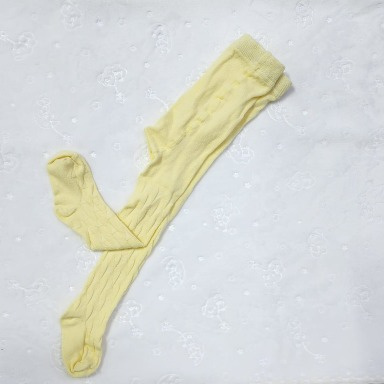 Cable-Knit Baby Stockings – Single Pair