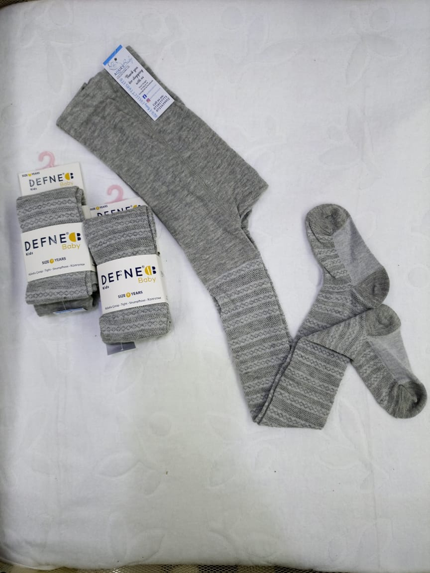Defne Baby Cable-Knit Cotton Tights – Single Pair