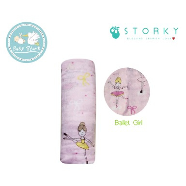 Storky Bamboo Muslin Swaddle Blanket (3-Pack)
