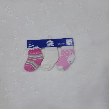 Enfant Baby Girls Socks pack – 0–6 Months