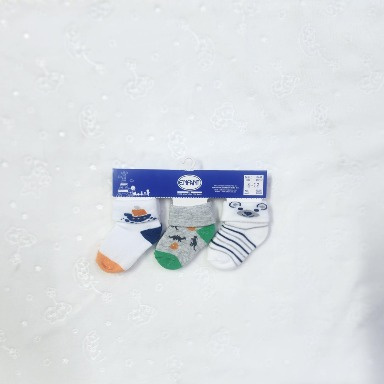 Baby Socks 3-Pack – 0–6 & 6–12 Months