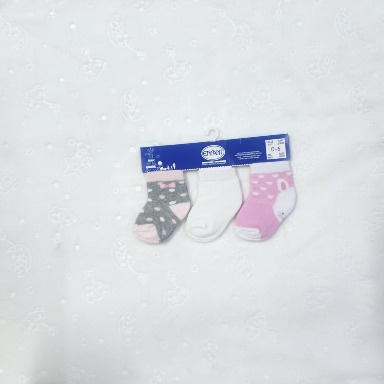 Baby Socks 3-Pack – 0–6 & 6–12 Months