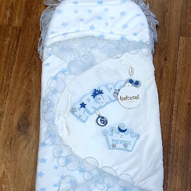 Bebesel Prince Hooded Baby Swaddle Wrap – Soft Infant Sleeping Bag