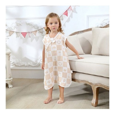 Aquababy Collection Organic 5-Ply Gauze Baby Sleep Sack – Soft Breathable Wearable Blanket