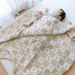 Aquababy Collection Organic 5-Ply Gauze Baby Sleep Sack – Soft Breathable Wearable Blanket