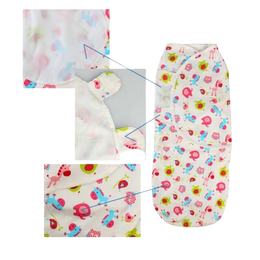 Hooded Baby Swaddle Wrap Blanket – Soft Cotton Newborn Sleeping Sack