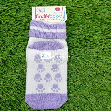 Non-Slip Baby Socks with 3D Paw Print – Soft Cotton (1Y & 3Y)