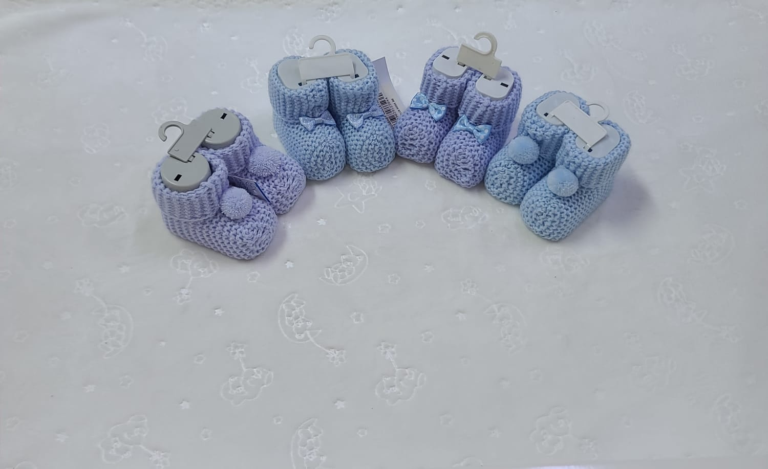 Knitted Baby Booties/Socks for Newborns – Soft & Warm Pinetki (0–6 Months)