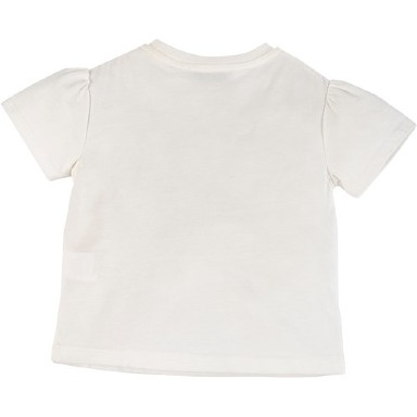 Baby Girls Puff Sleeve Cotton Top – Soft & Breathable White Blouse