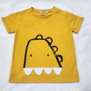 Baby Cartoon Print Cotton T-Shirt – Soft & Comfortable Kids Top